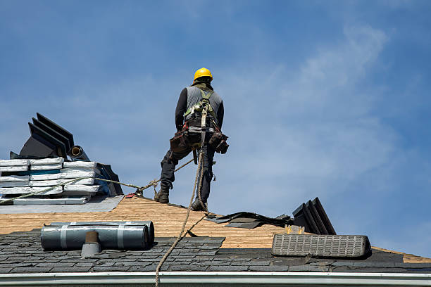 Professional Roof Replacement technician working in Arvada, CO